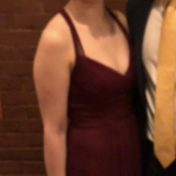 Levkoff Bridesmaid Dress Floor length, Like New - Picture 4 of 5